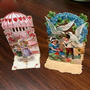 Antique Victorian Valentines German Ephemera